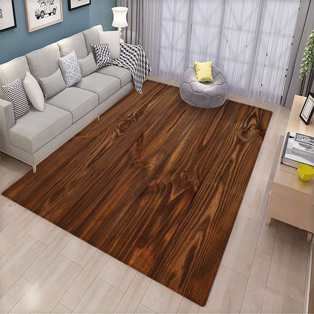 Rustic Office Floor mat Cottage Cabin Living in The Countryside Theme