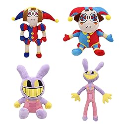 SAJISP The Amazing Digital Circus Plush,4pcs Pomni