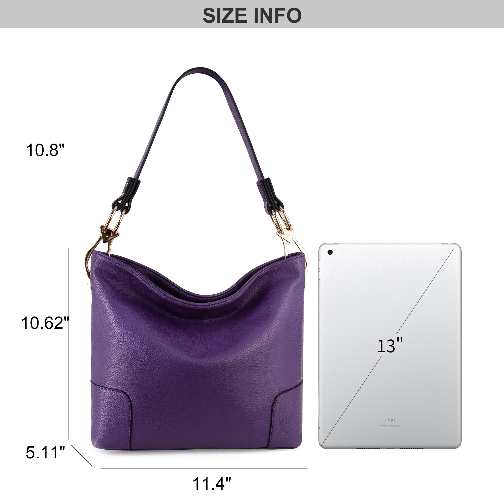 Montana West Medium Hobo Bags for Women Top Handle Satchel Shoulder Purse Bucket Handbag