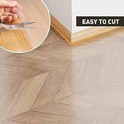 ZPAI Clear Plastic Area Mat for Under Dining