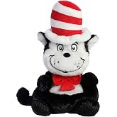 Aurora Dr. Seuss Palm Pals 6" Cat in The Hat Whimsical Plush | Authentic storybook character details for fans and collectors