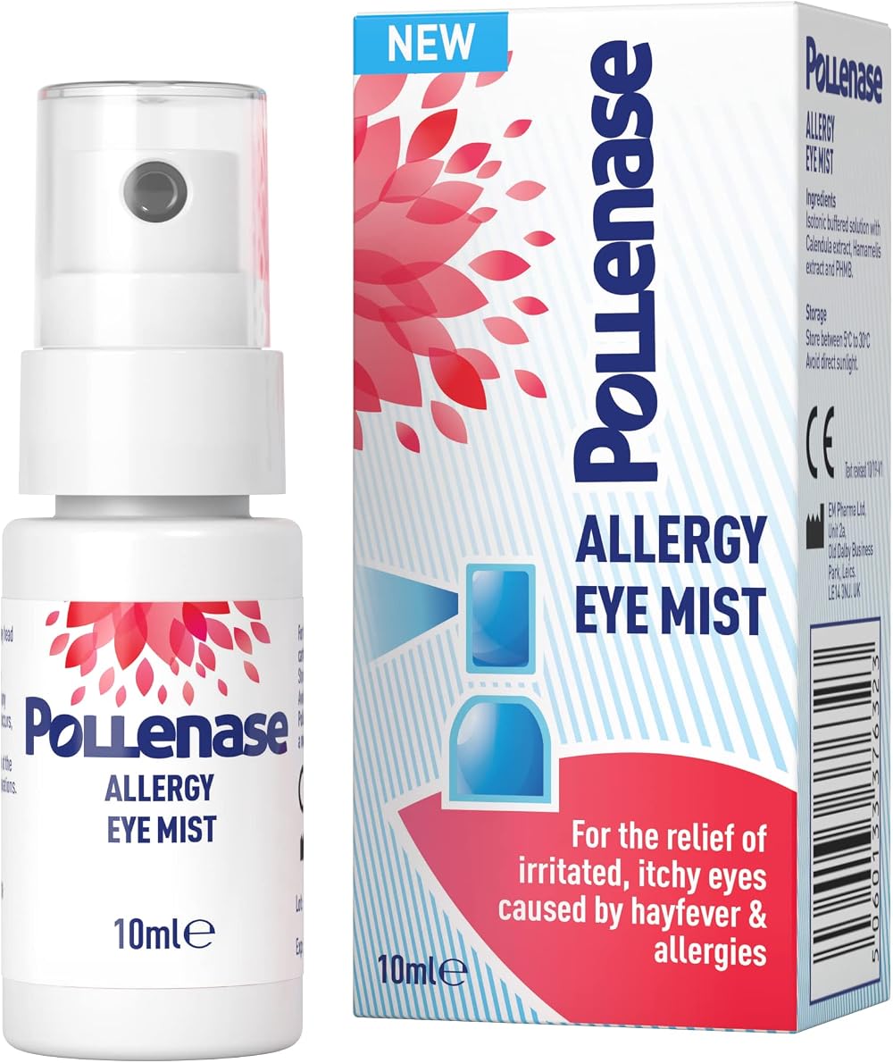 Pollenase Allergy Eye Mist Hayfever Itchy Irritated Eyes Relief 10ml