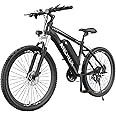 ANCHEER 500W 26" Electric Bike for Adults, [Peak 750W], 48V 10.4Ah Battery, Up to 55 Miles, 3H Fast Charge, Electric Mountain Bike, 2.1" eMTB Tire, 21 Speed, 22MPH Adults Electric Bicycle