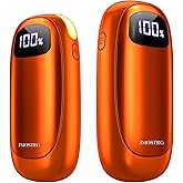 Hand Warmers Rechargeable, Electric Dual-Sided Heating with LED Display & Flashlight, Max 127℉, 13Hrs Long Lasting Pocket Heater for Raynauds, Golf, Hunting,Camping, Valentines Day Gift for Him