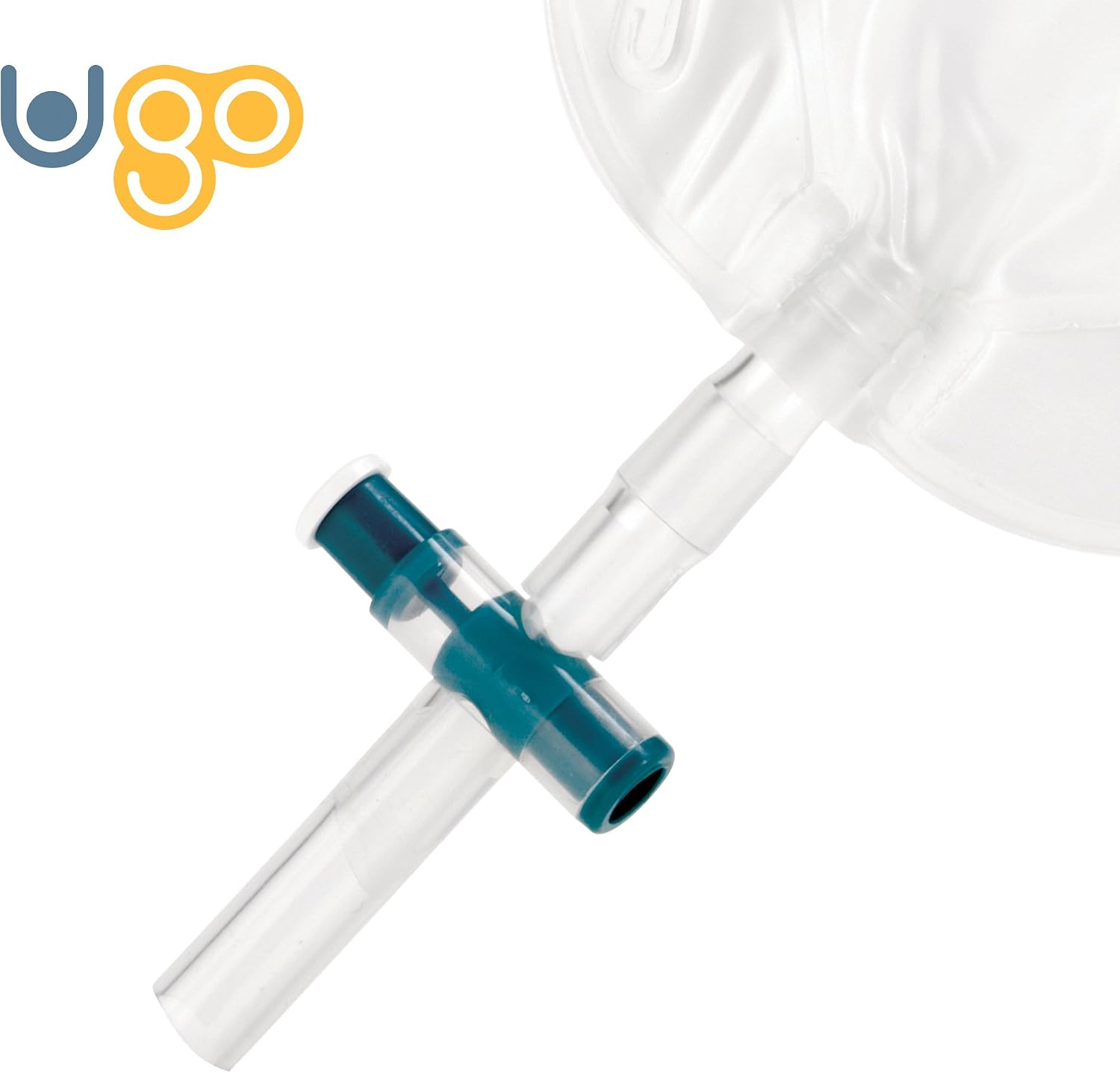 Ugo 2L Night Bags (x10), Urine Drainage Bags/Urinal Catheter Night Bags, T Tap or Lever Tap with Kink Free Connection (Ugo 11 - Image 5