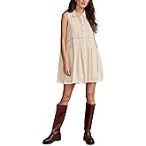 Lucky Brand Womens Lucky Brand Women's Collared Tiered Dress