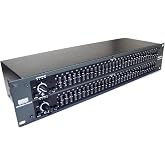 EMB Professional EB631EQ Graphic Equalizer - Sound System Audio Tone Control, Multi-Band EQ Adjustment for Car Audio, DJ, PA and Home Stereo Systems