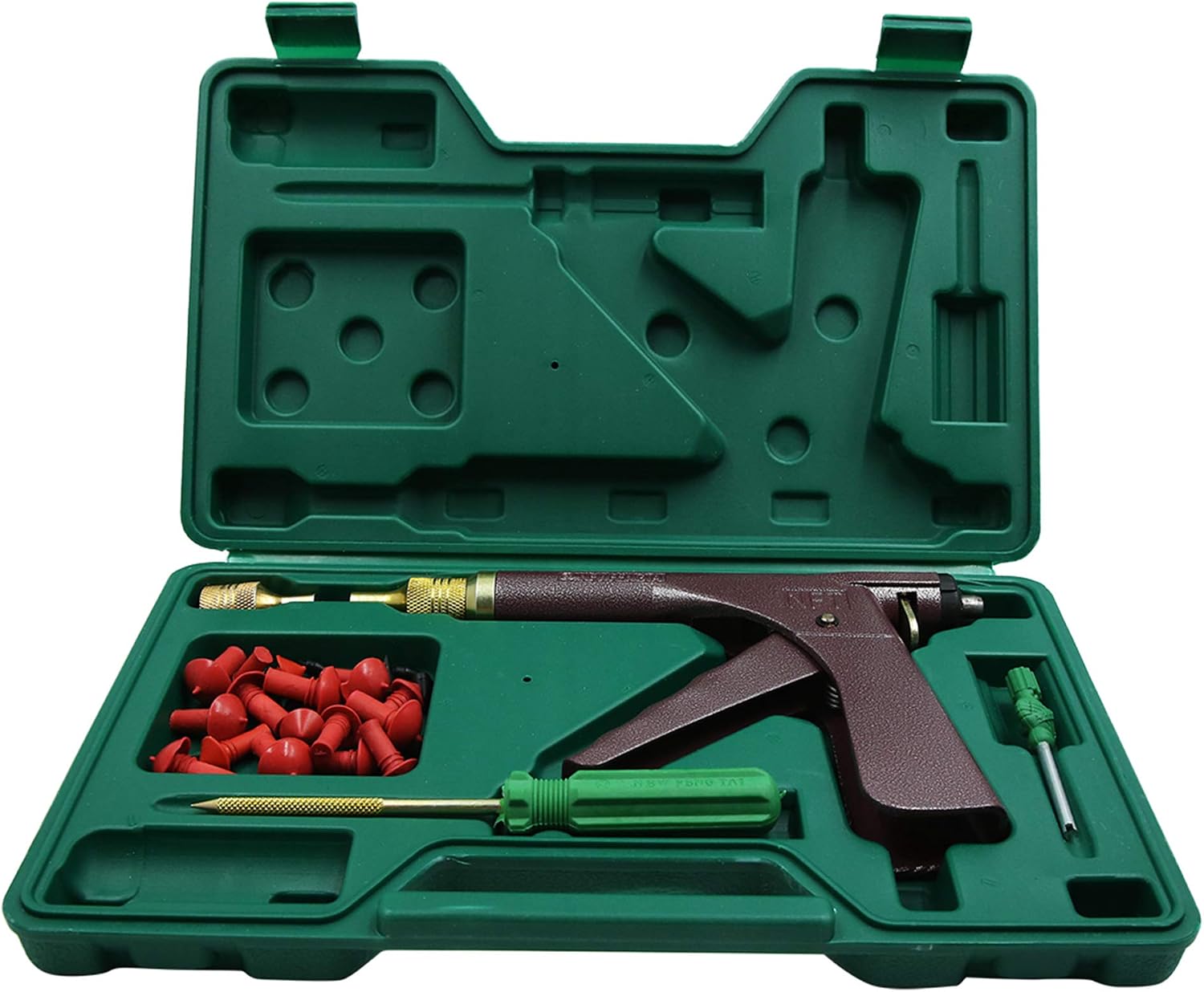 sourcing map Tire Plugger Tubeless Car Tyre Repair Tool Kit without Glue, Multicolor, 33 x 20 x 5 cm - Image 3