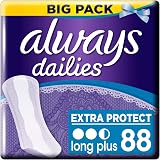 Always Dailies Extra Long Protect Plus Pantyliners 88 pc 480 g view 1