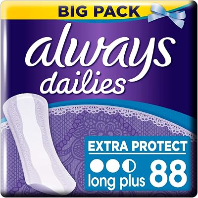Always Dailies Extra Long Protect Plus Pantyliners 88 pc 480 g