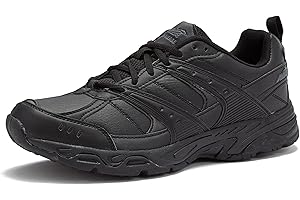 Avia Avi-Verge Mens Sneakers - Cross Trainer Mens Tennis Shoes, Pickleball or Walking Shoes for Men, Medium or Extra Wide Width Court Shoes Size 7 to 16