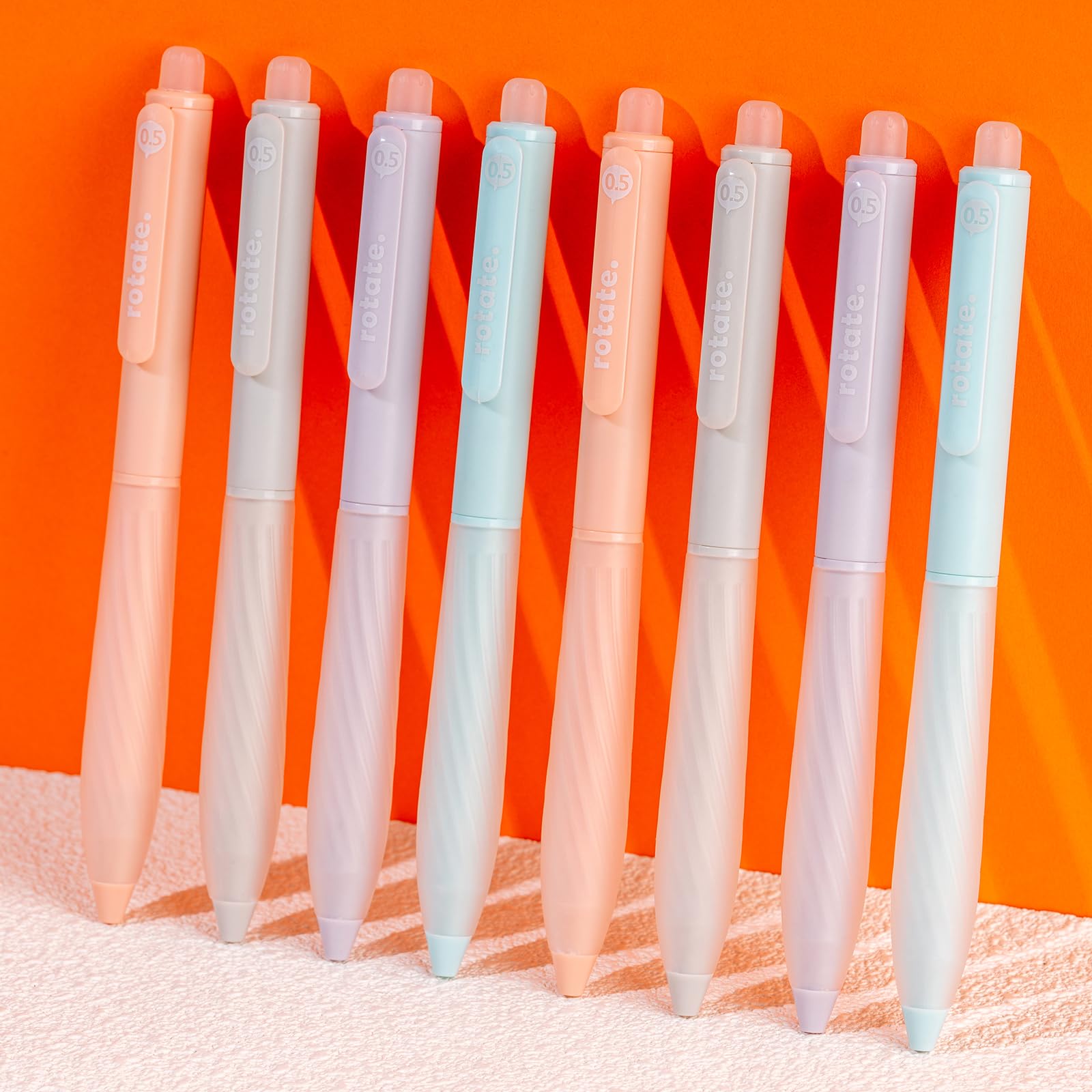 Photo 1 of (see all images) set 3 WINK Erasable Retractable Gel Pens - Twist-Write Fine Point Pen Soft Grip 0.5mm 8ct