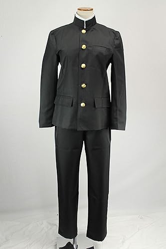 Amazon コスプレ衣装 汎用 学生服 学ラン 男子学生服 僕のヒーローアカデミア 夏目友人帳 等々 キャラクターコスやオリジナルコスやに最適 女性lサイズ 受注生産国内発送品 コスプレ 仮装 通販