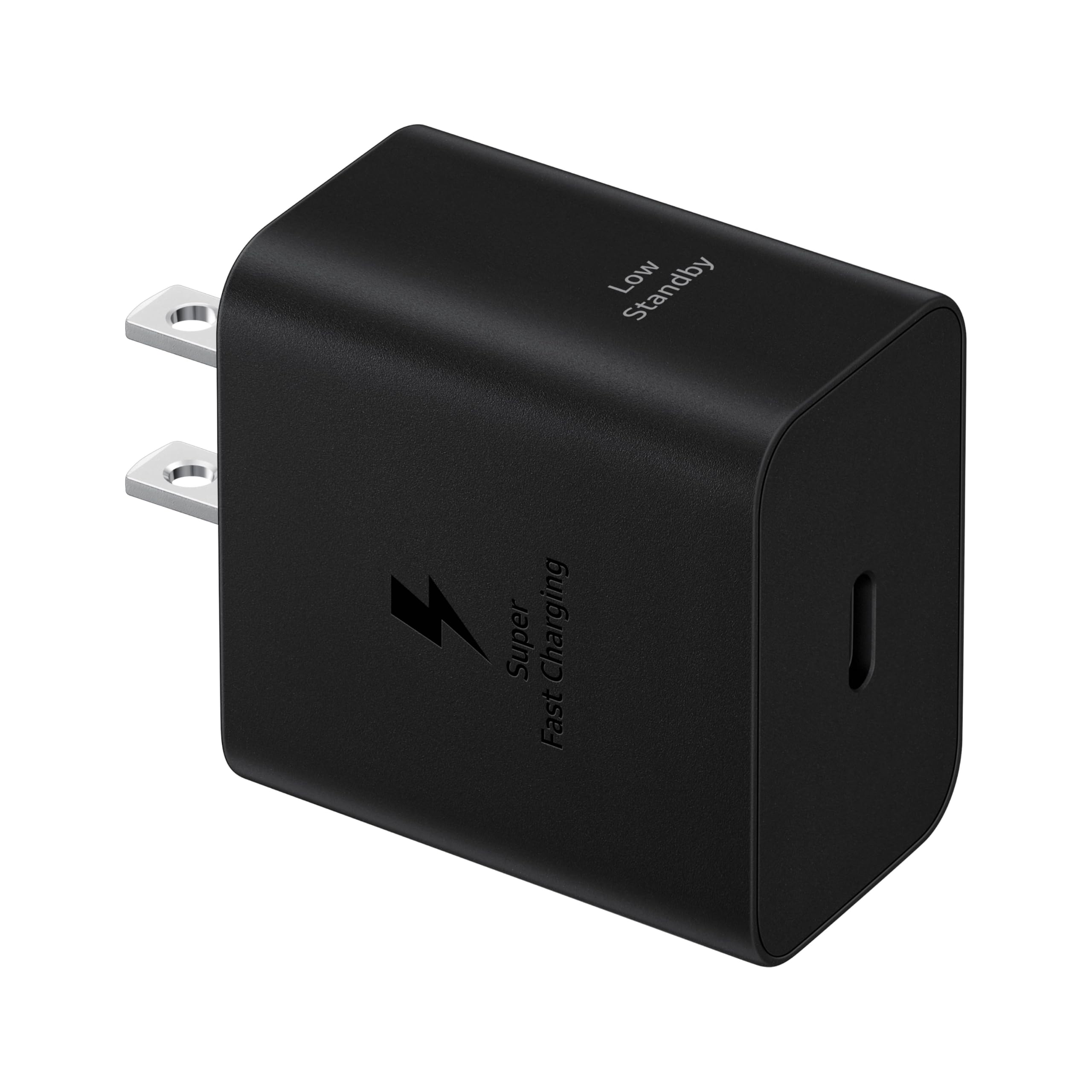 SAMSUNG 45W Wall Charger Power Adapter, Cable Not Included, Super Fast Charging for Galaxy Phones, Tablets and USB Type C Devices, Low Standby Power Consumption, EP-T4511NBEGUS, Black