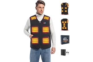 Rrtizan Men's Heated Vest With Battery Pack