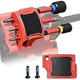 Magnetic Bit Holder for Milwaukee M12 GEN3 Impact Driver, Tool Holder with Two Screws, Red