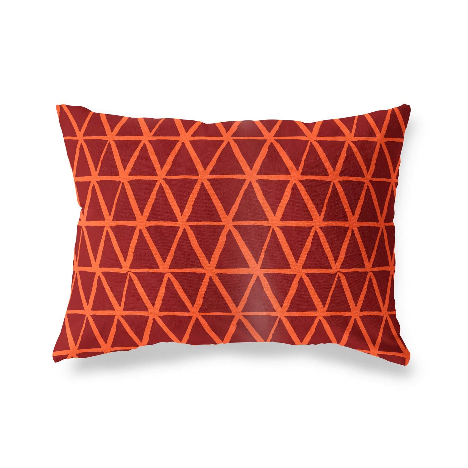 BonaMaison Decorative Cushion Cover, Orange Bordeux Throw Pillow Covers, Home Decorative Pillowcases for Livingroom, Sofa, Bedroom, Size: 45X60 Cm - Designed and Manufactured in Turkey