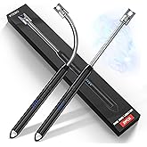 2 Pack Plasma Arc Electric Lighters Rechargeable - USB Long Reach for Scented Candles, BBQ Grill &Camping - Windproof Design