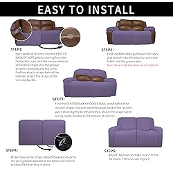 Easy-Going Oversized 6 Pieces Microfiber Stretch