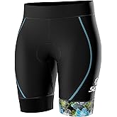 SLS3 Triathlon Shorts Women, Premium FX Fabric - Womens Tri Shorts for All abilities. Super Comfy Womens Triathlon Shorts