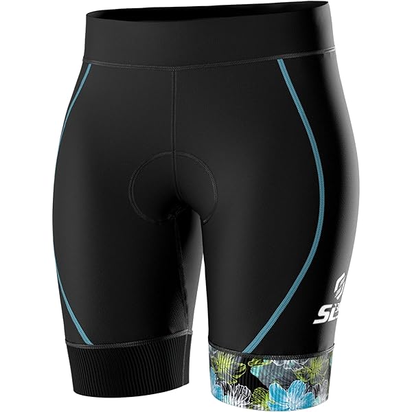 Women's Triathlon Shorts – High Waist Padded Cycling Shorts With Butterfly Design For Training