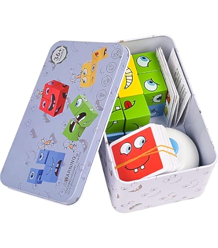 Bigjigs Toys Bilderwürfel-Puzzle Safari – 9-teiliges Holzpuzzle Für Kinder Ab 18 Monaten