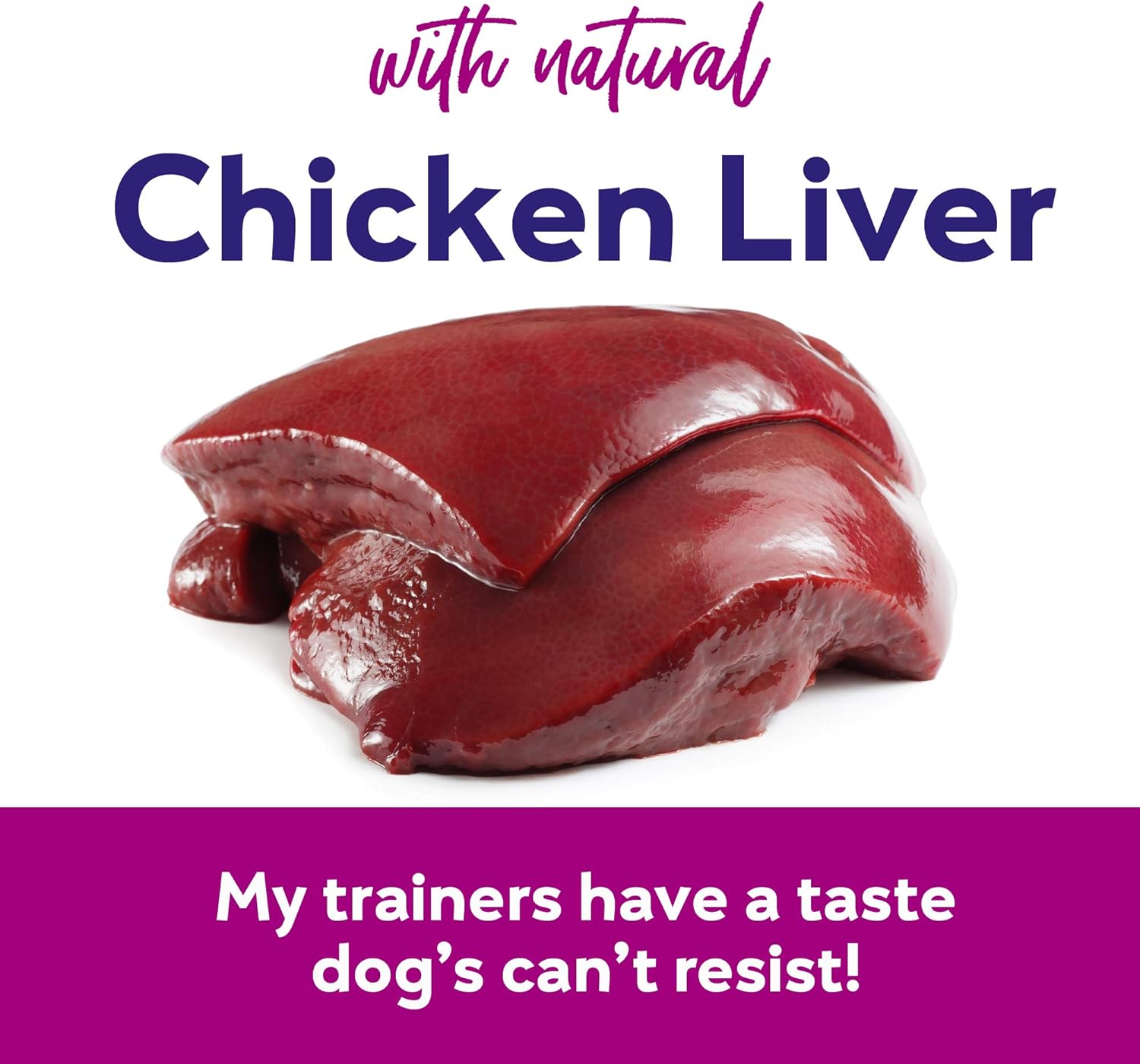 Buddy Trainers Dog & Puppy Training Treats for Small or Large Dogs, Made in USA, Natural Chicken Liver 7 oz : Pet Supplies