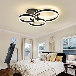Modern LED Ceiling Light Black 85W Ultra Bright