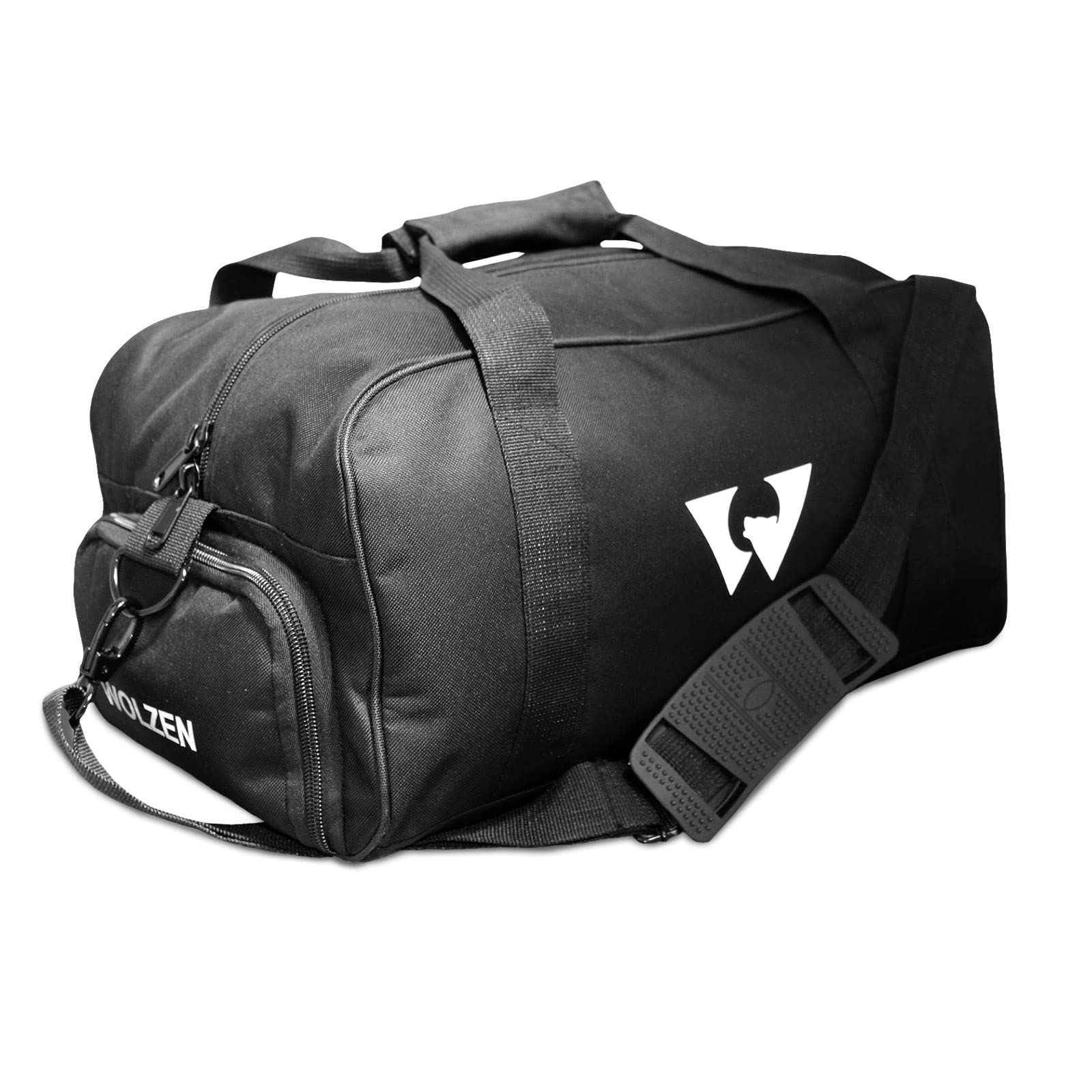 WOLZEN Gym Bag with 7 Compartments for Men & Women - Waterproof Travel Duffle Bag with Wet Pocket and Shoes Compartment - Large Capacity Sports Bag for Gym, Travel, Swimming