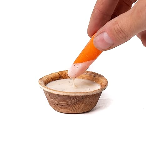 Amazon.com: Cuencos desechables de papel de palma ecológica ...