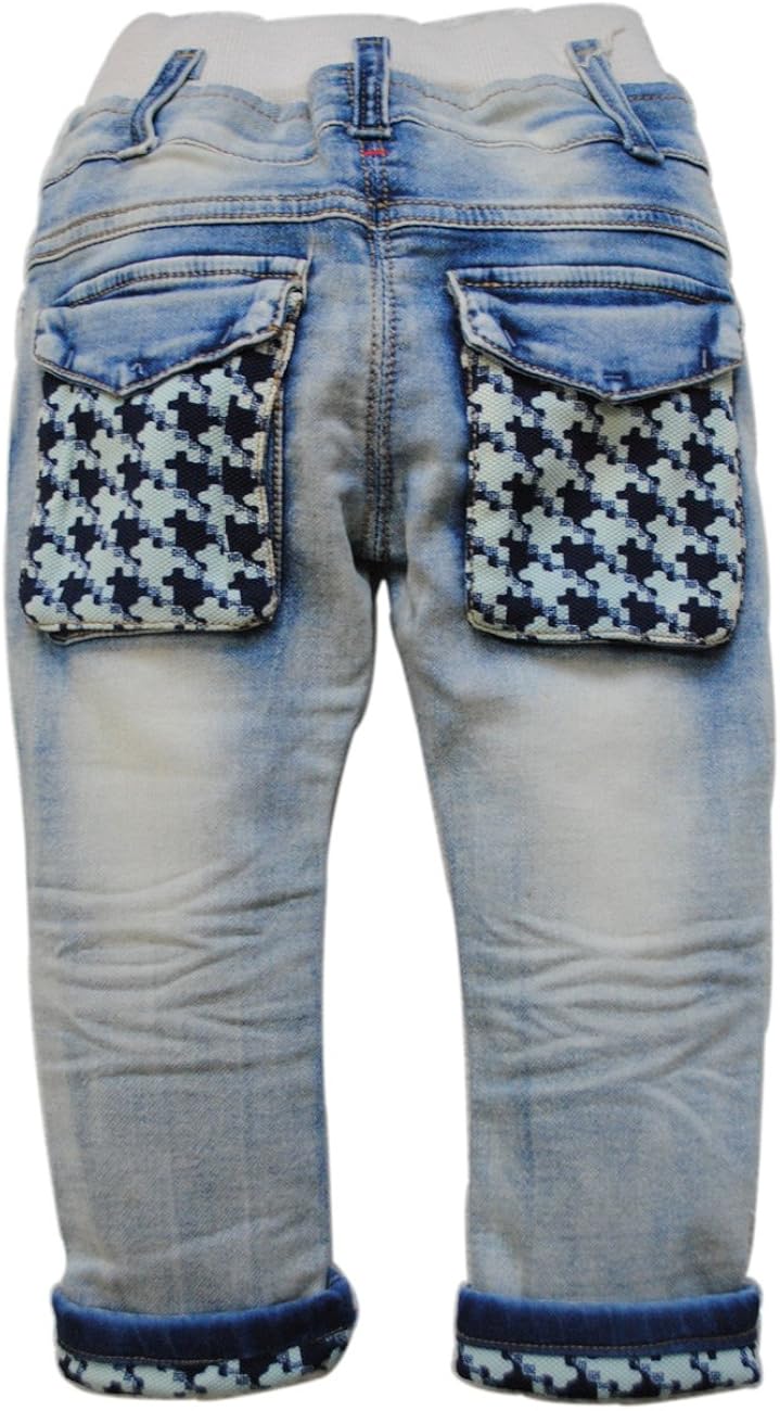 3869 Spring Baby Boys Jeans Soft Denim Light Blue Casual Pants Baby Jeans Trousers: Clothing
