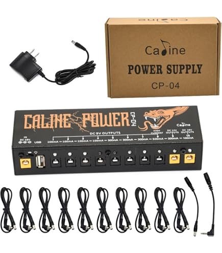 Amazon.com: Caline CP-205 Guitar Power Supply 8 Truly Isolated DC