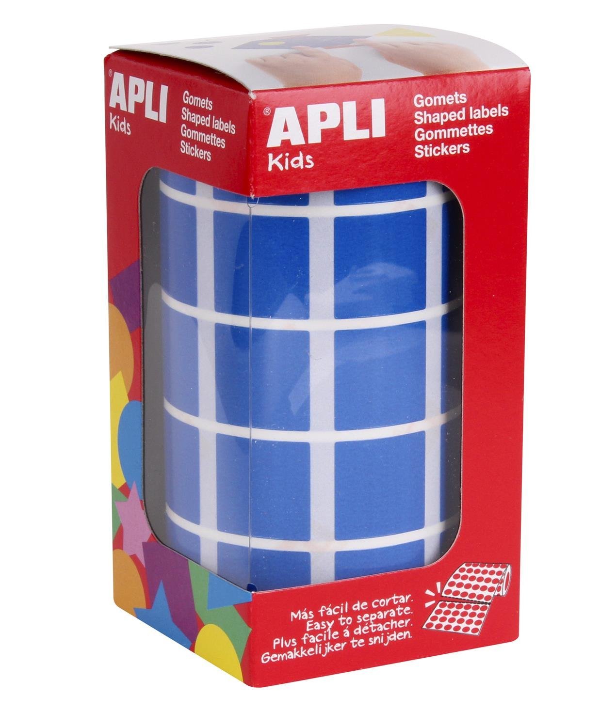 Apli 946021 - Roll gomets Squared 20.0 Blue
