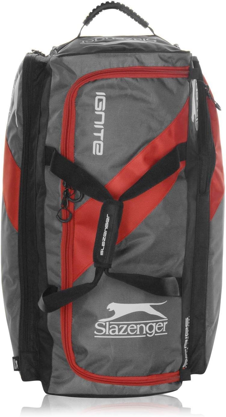 Slazenger V60 Cricket Holdall Bag Black/Red Holdall