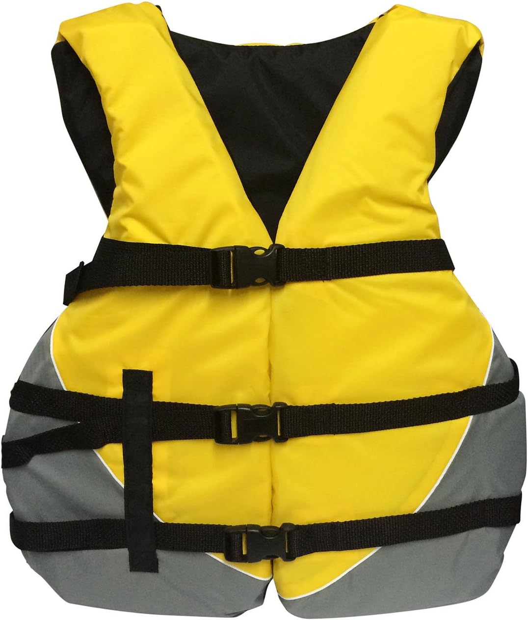 MW Universal Adult Life Jacket Ski Vest PFD - Yellow