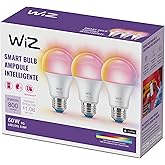 WiZ Connected 60W A19 LED Smart Light Bulbs - Connects to Your Wi-Fi - E26 Smart Bulb - Control with Voice or App + Activate 
