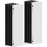 2 Pack Replacement Filter for Fellowes AeraMax 90/100/DX5/DB5 Purifier, Fits Part# 9287001 & 9324001, 2 Filter and 6 Carbon filter