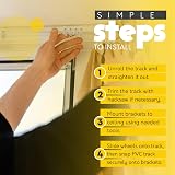 Dikots 3.5m Flexible Ceiling Curtain Rail Track White view 6