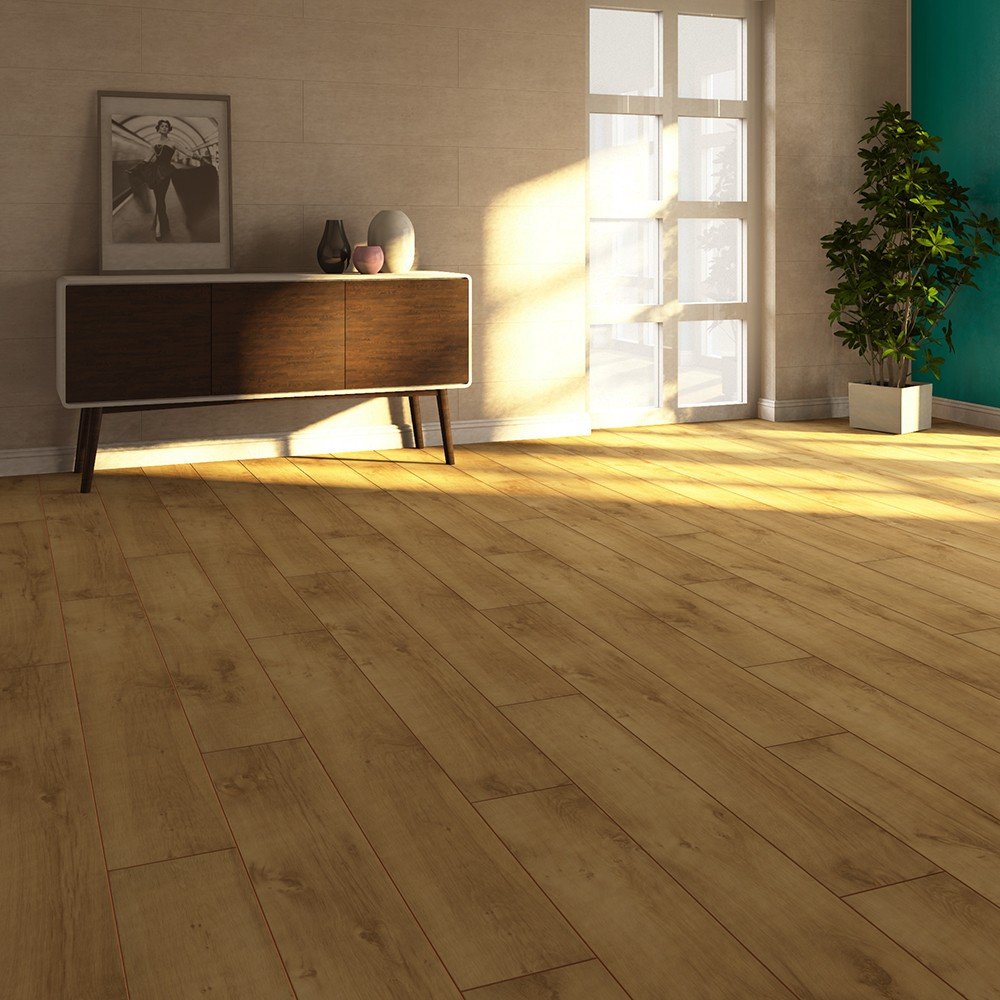 Details About Elesgo Laminate Floor Summer Oak Matte Finish 21 2 Sq Ft Made In Germany