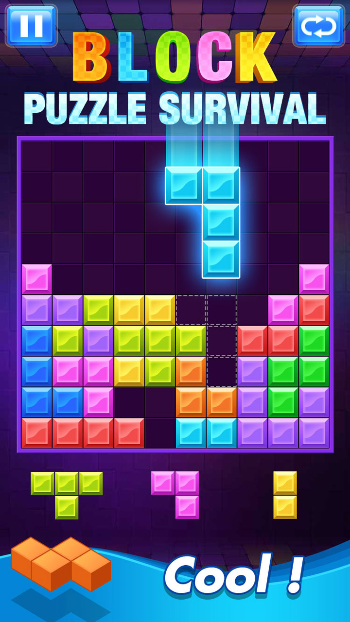 Block Puzzle Survival Block Puzzles Games Free new Classic Block