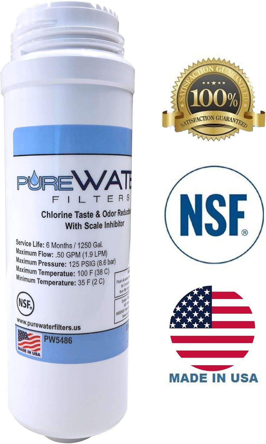 PureWater Replacement Water Filter Cartridge for Keurig B150/K150 B155/K155 B3000SE: Kitchen & Dining