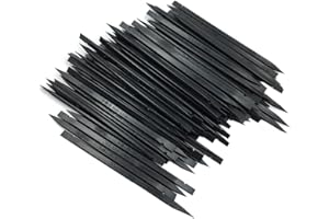 FIXINUS 100 Pieces 5.91 Inches Professional Nylon Spudgers Open Pry Bar for Repairing Laptop iPhone iPad Smartphone PC Black Stick Prying Tools