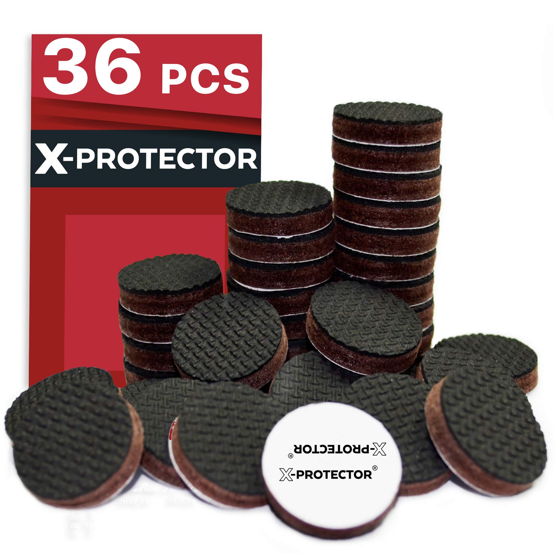 Ideal as Floor Protectors & Couch Stoppers for Keep in Place Furniture