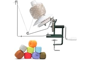 SPEENSUN Yarn Winder, Yarn Ball Winder, Large 15 oz and Easy-to-Install Yarn Cake Winder Efficiently Make Yarn Cake, Sturdy Metal and ABS Yarn Winder for Crocheting,The Helper for Knitting Enthusiast