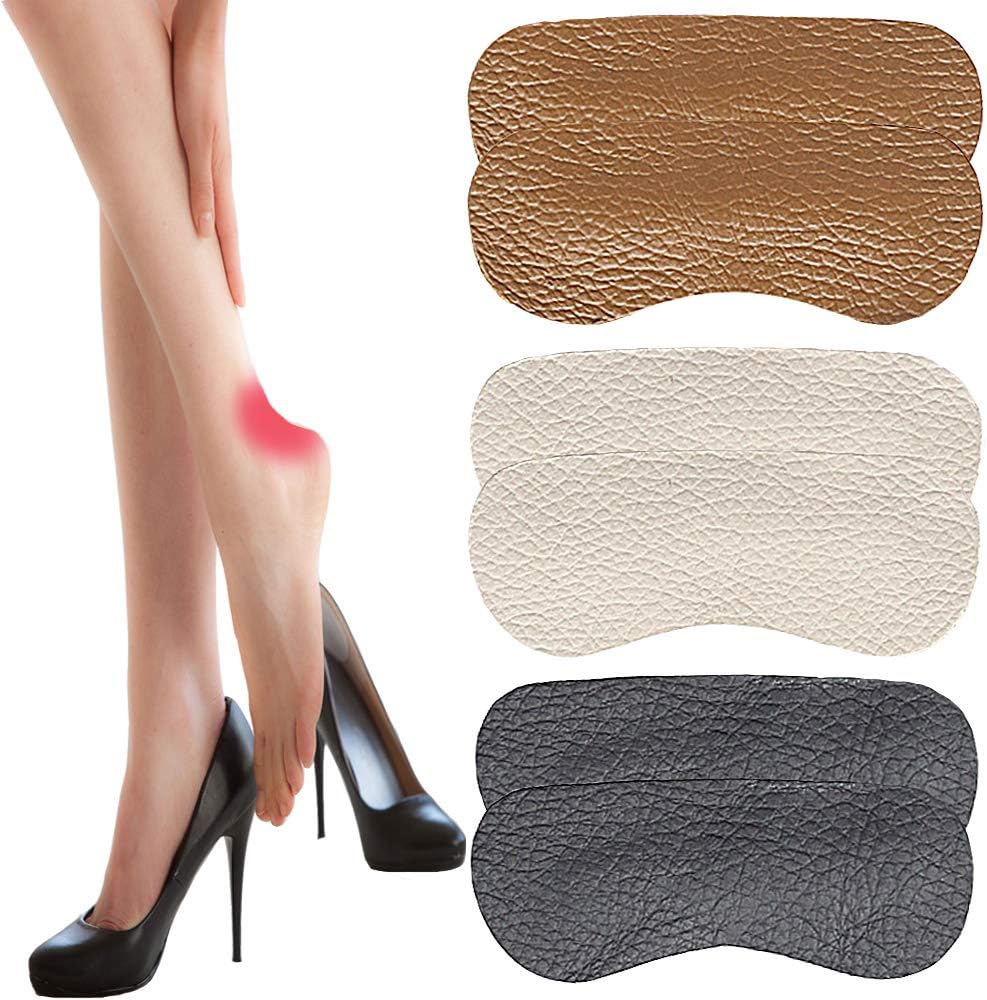 Heel Cushion Pads Heel Shoe Grips Liner Self-Adhesive Shoe Insoles, Heel Pads Inserts Make Shoe Fitter & Stop Heel Slipping Out, Heel Pads Prevents Chafing and Blisters, Makes Any Shoe Fit Perfectly.