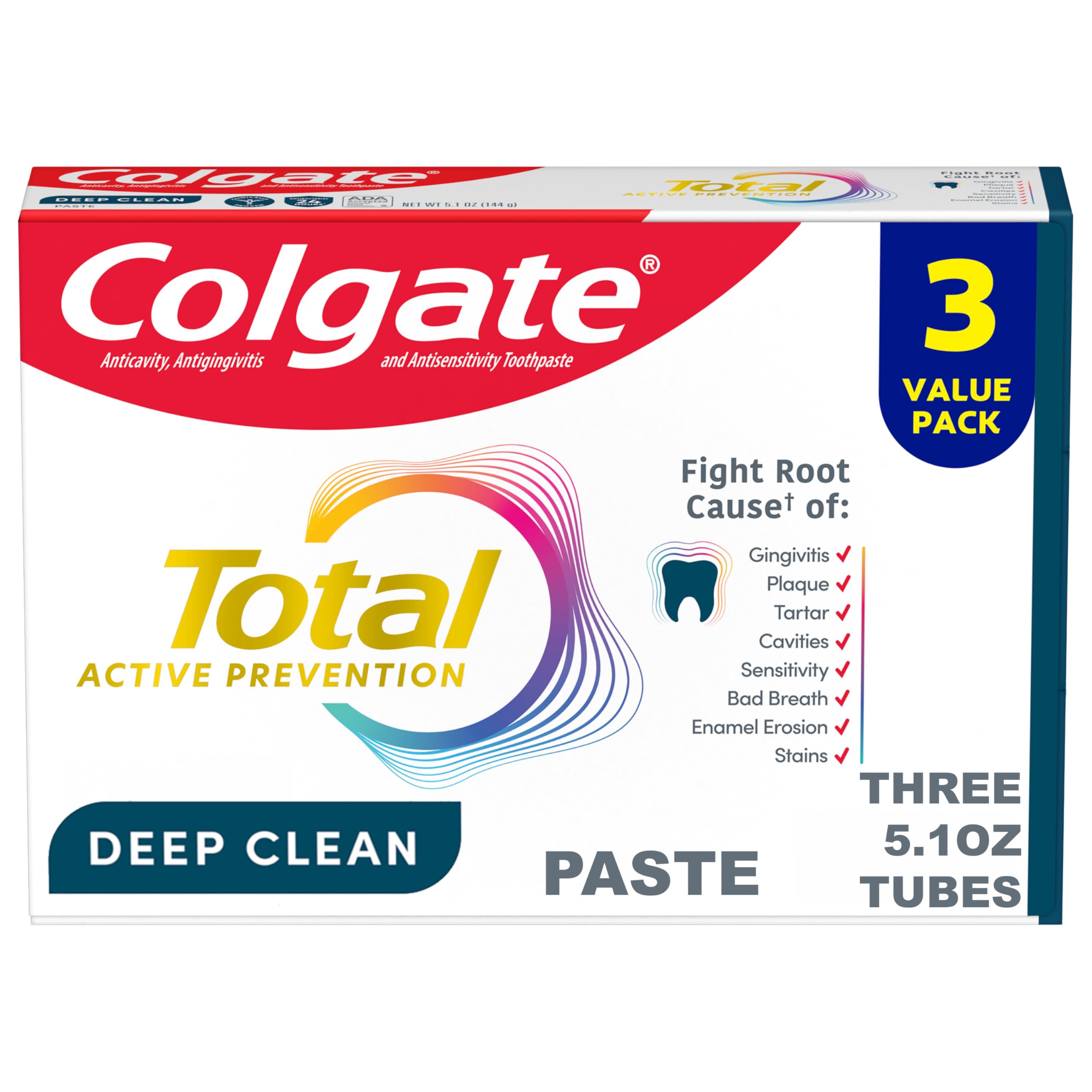Colgate Total Active Prevention Deep Clean