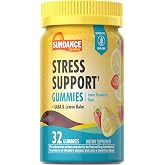 Sundance Stress Support Gummies | with GABA and Lemon Balm | Lemon Strawberry Flavor | 32 Count |Non-GMO &amp; Gluten Free