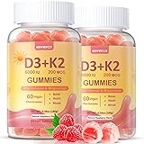 esverco Vitamin D3 K2 Gummies, 6000 IU Vitamin D3