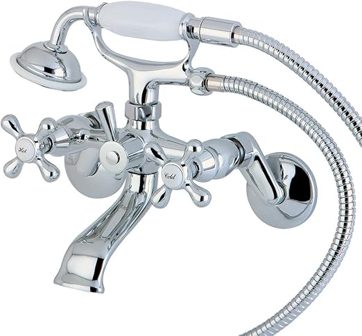Kingston Brass Ks266c Victoria 3 To 9 Wall Mount Tub And Shower