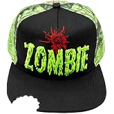 Zombie Bite Sublimated Adjustable Baseball Snapback Hat